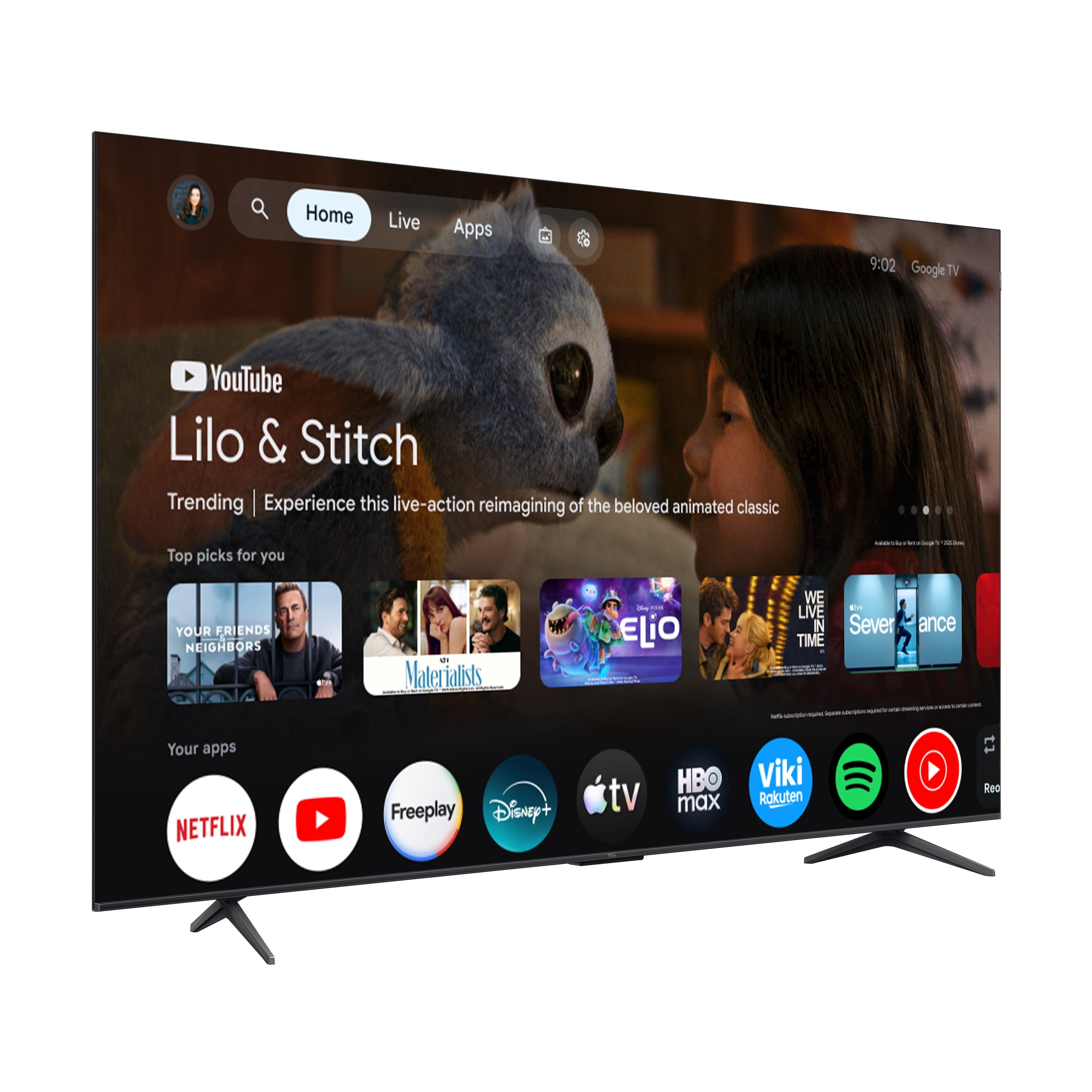 85Q651G 85” Q6 Class 4K UHD QLED TV 1X Quick Start Guide, 1X Power Cable, 2X AAA Batteries for Remote, 1X TV Remote, 2X TV Stands, 2X VESA Adapters, 4X Stand Screws