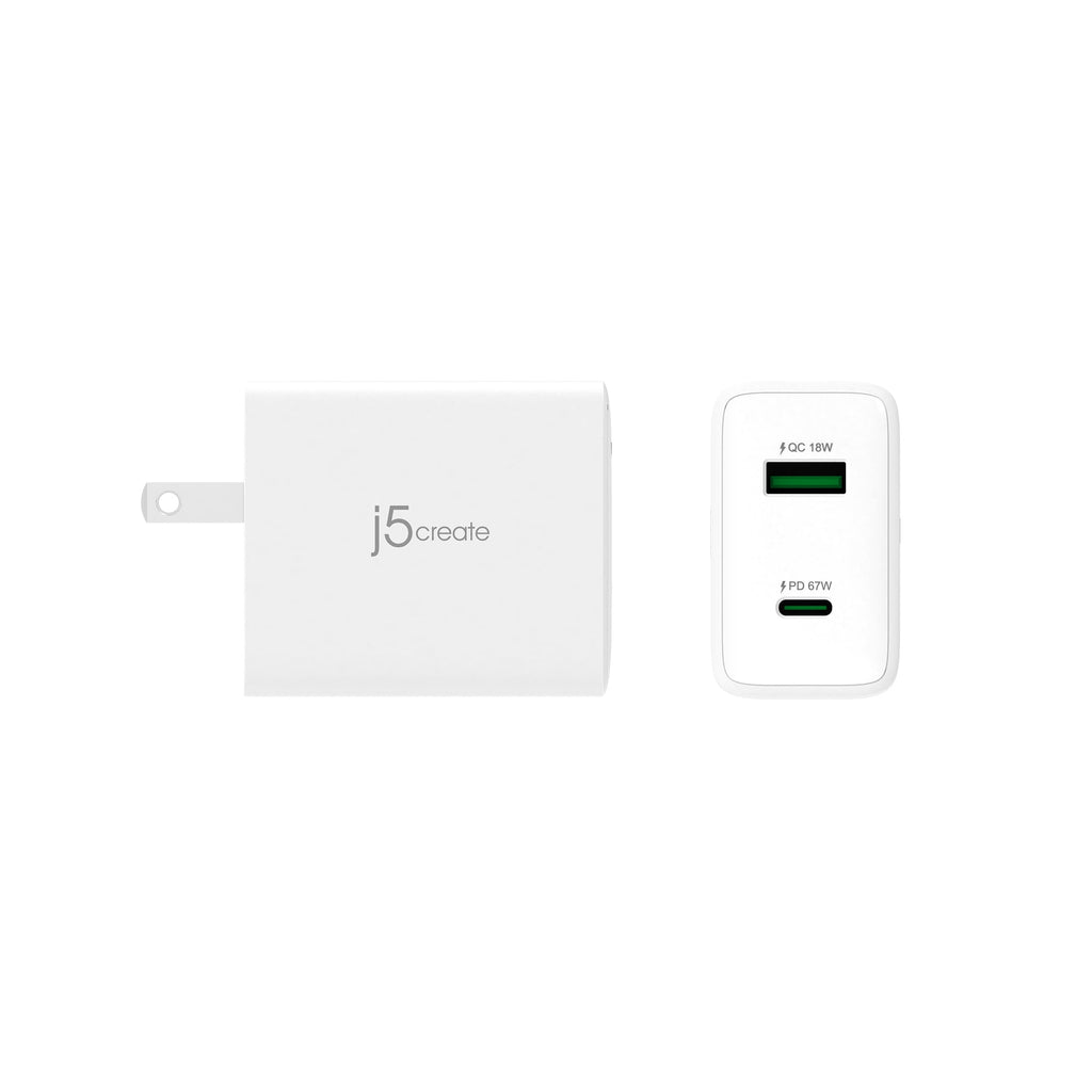67W Gan USB-C 2-Port Charger, JUP2367