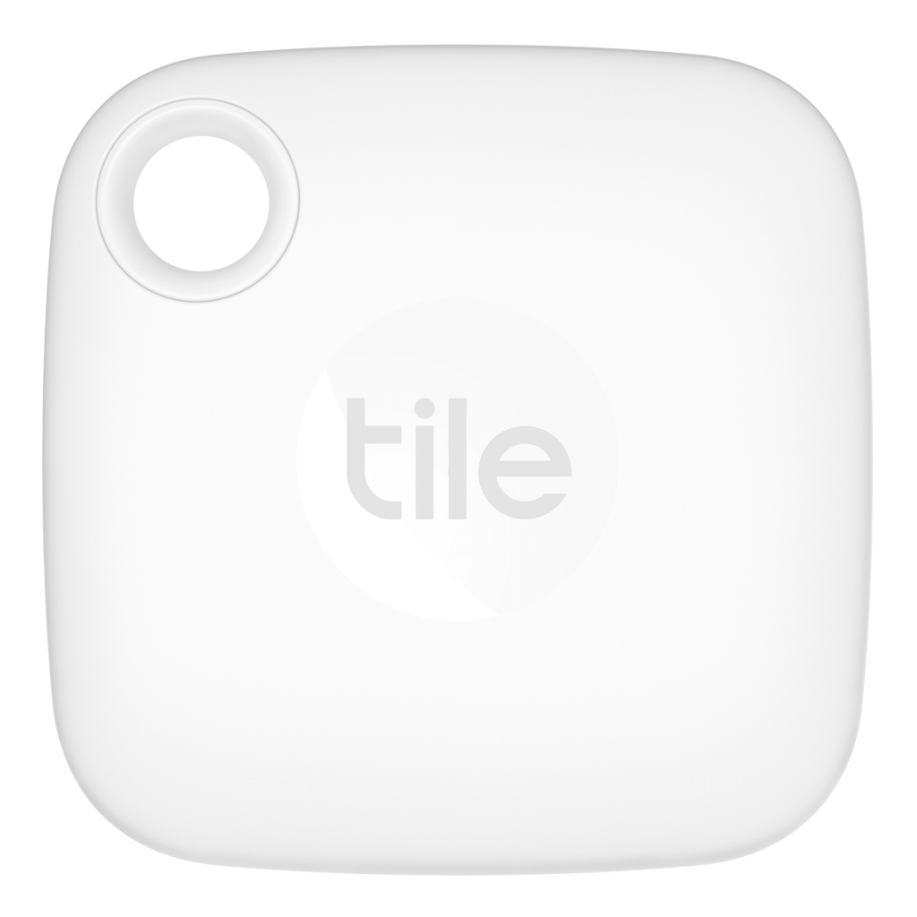Mate (2022) 1-Pack, White. Bluetooth Tracker, Keys Finder and Item Locator; up to 250 Ft. Range.