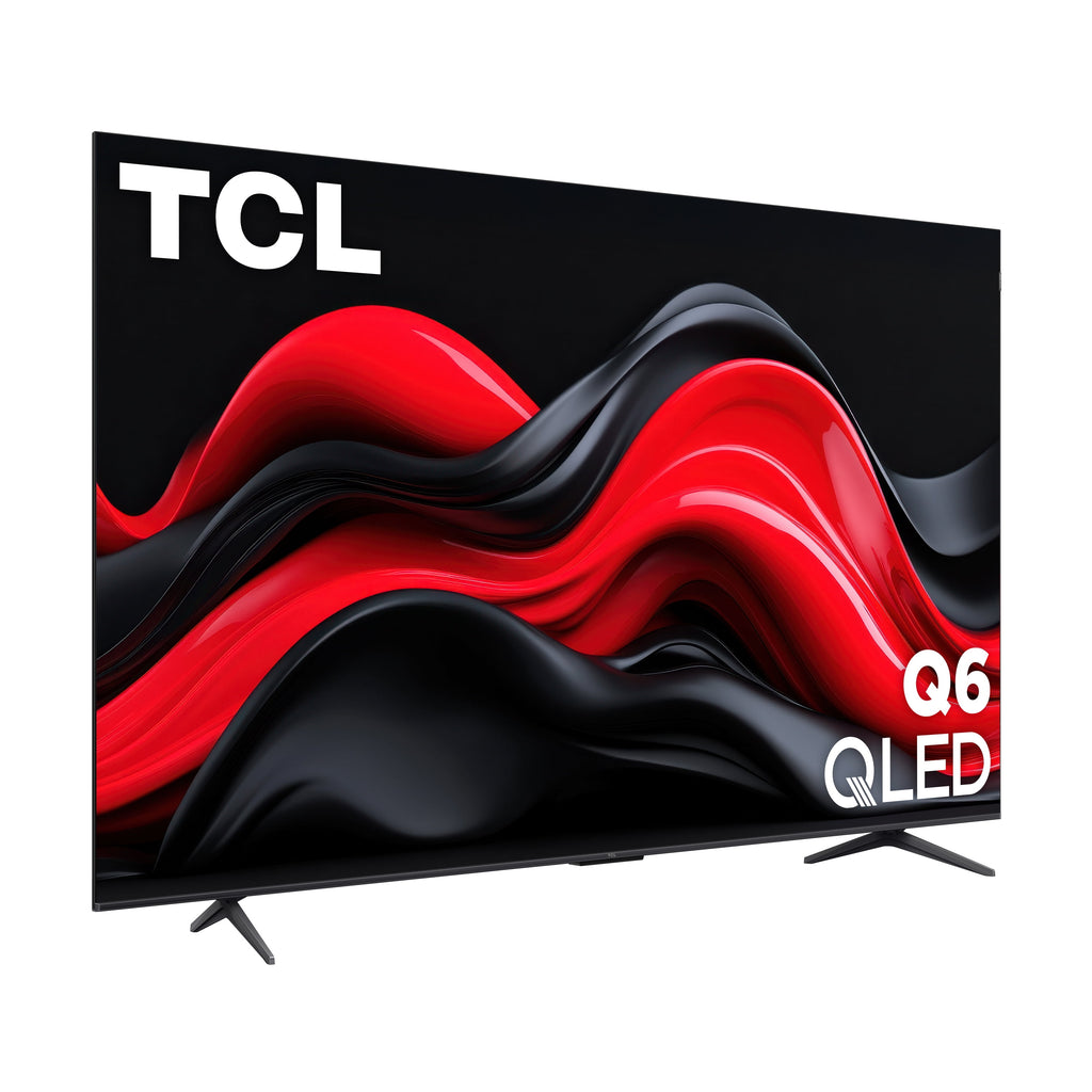 85Q651G 85” Q6 Class 4K UHD QLED TV 1X Quick Start Guide, 1X Power Cable, 2X AAA Batteries for Remote, 1X TV Remote, 2X TV Stands, 2X VESA Adapters, 4X Stand Screws