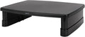 Height Adjustable Monitor Stand Riser with Storage Organizer, Multifunctional Desk Accessories for Reduced Neck Strain - Fits Monitors, Laptops up to 22Lbs, Black