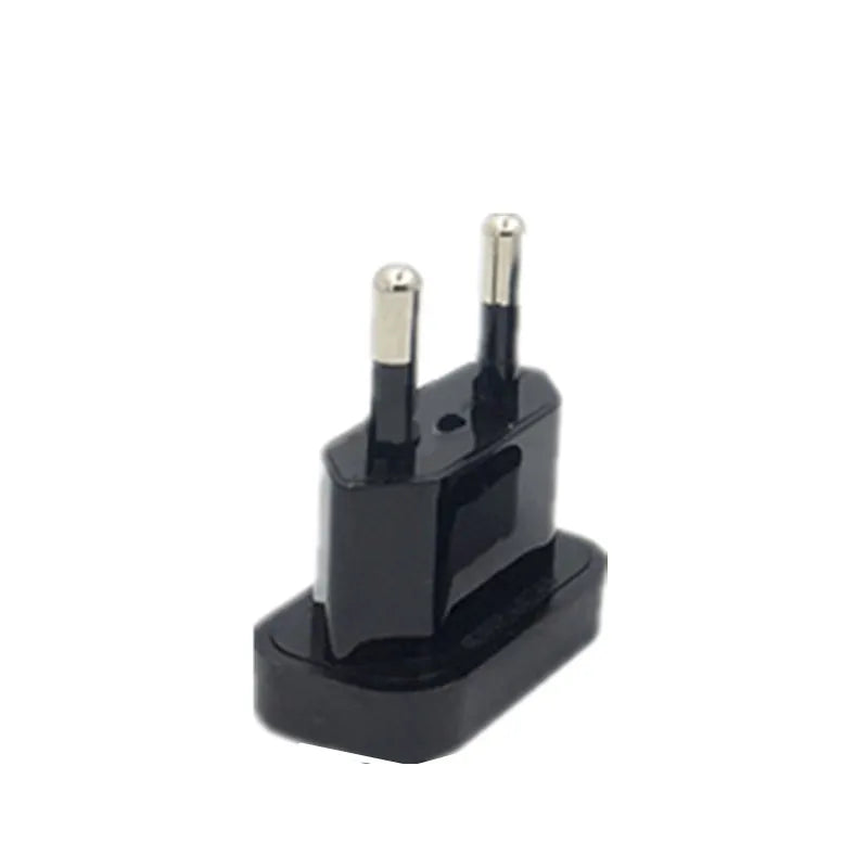 1 Pcs US to EU Euro Europe Plug Plug Converter 2 round Plug AC Converter Travel Adapter American US to EU Electrical Socket